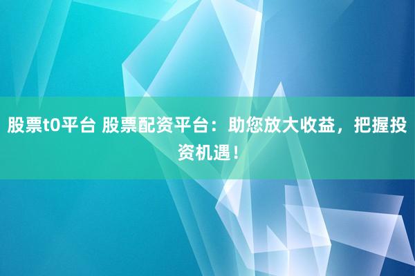 股票t0平台 股票配资平台：助您放大收益，把握投资机遇！