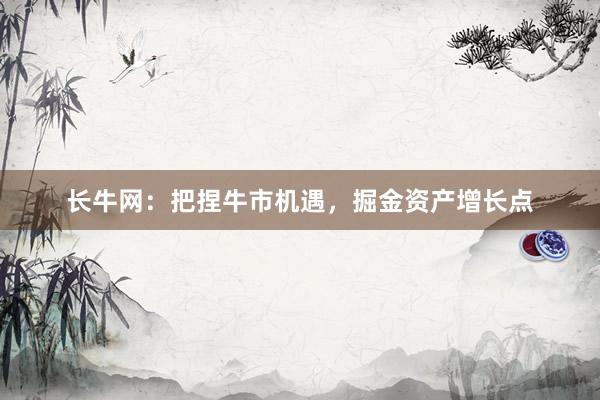 长牛网：把捏牛市机遇，掘金资产增长点