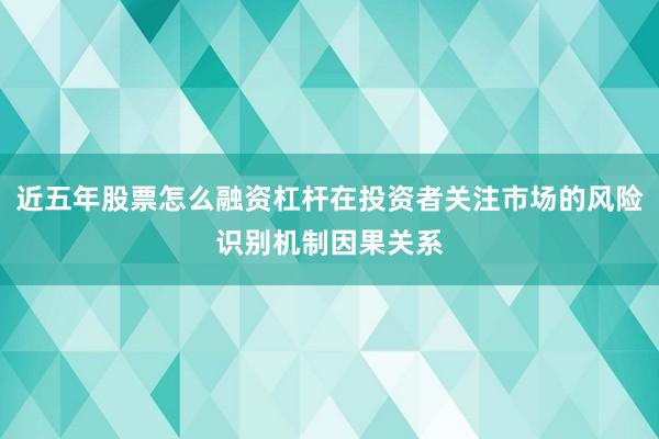 近五年股票怎么融资杠杆在投资者关注市场的风险识别机制因果关系