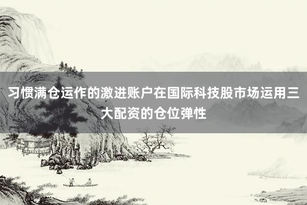 习惯满仓运作的激进账户在国际科技股市场运用三大配资的仓位弹性